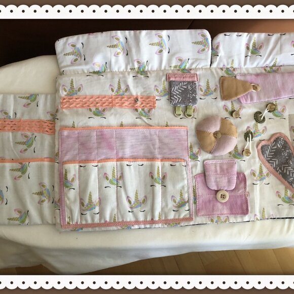 Crochet Knitting Needle Case Organizer Snake Skin Print Flower Décor Closure - Picture 5 of 14